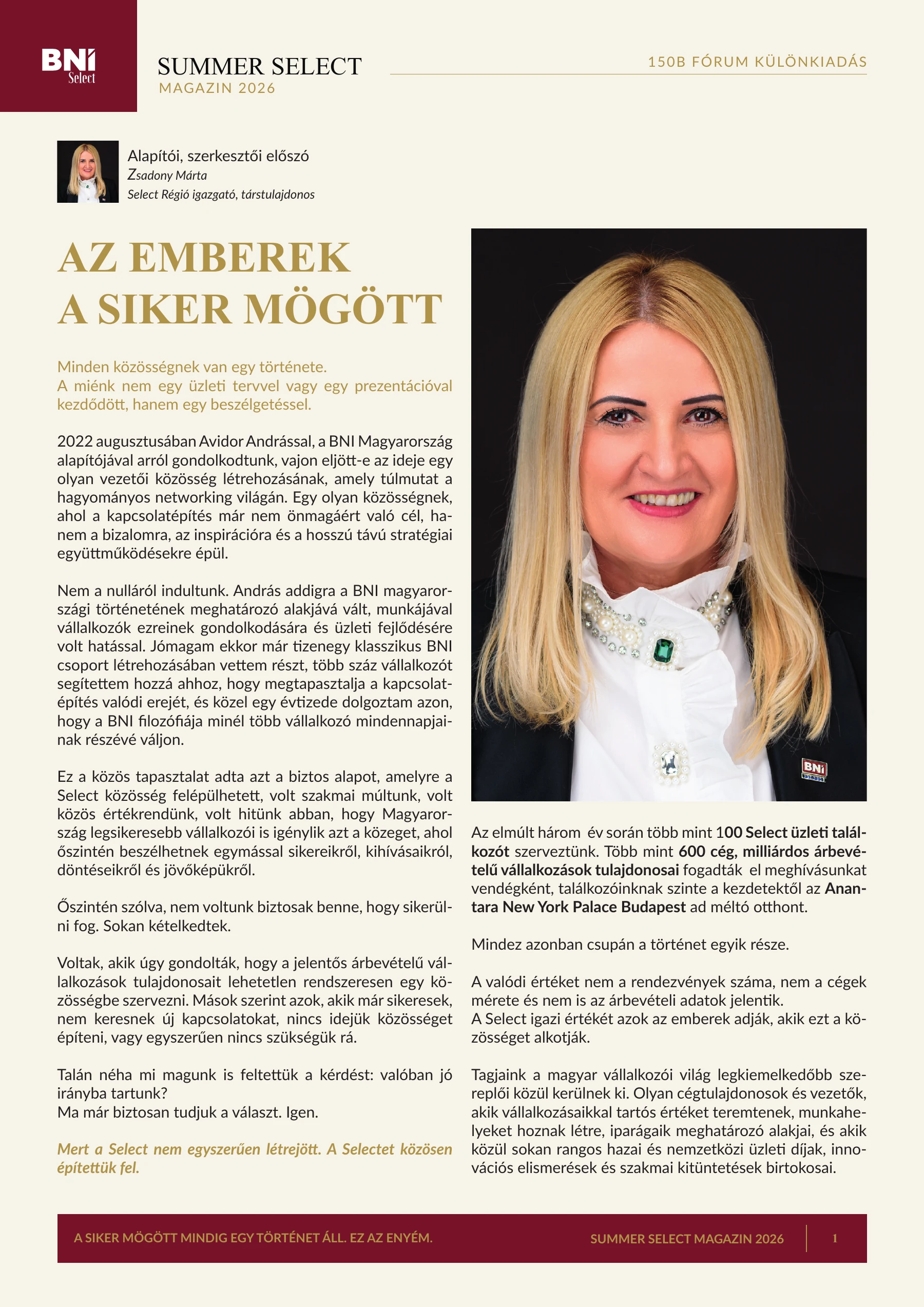 1. magazinoldal — Előszó