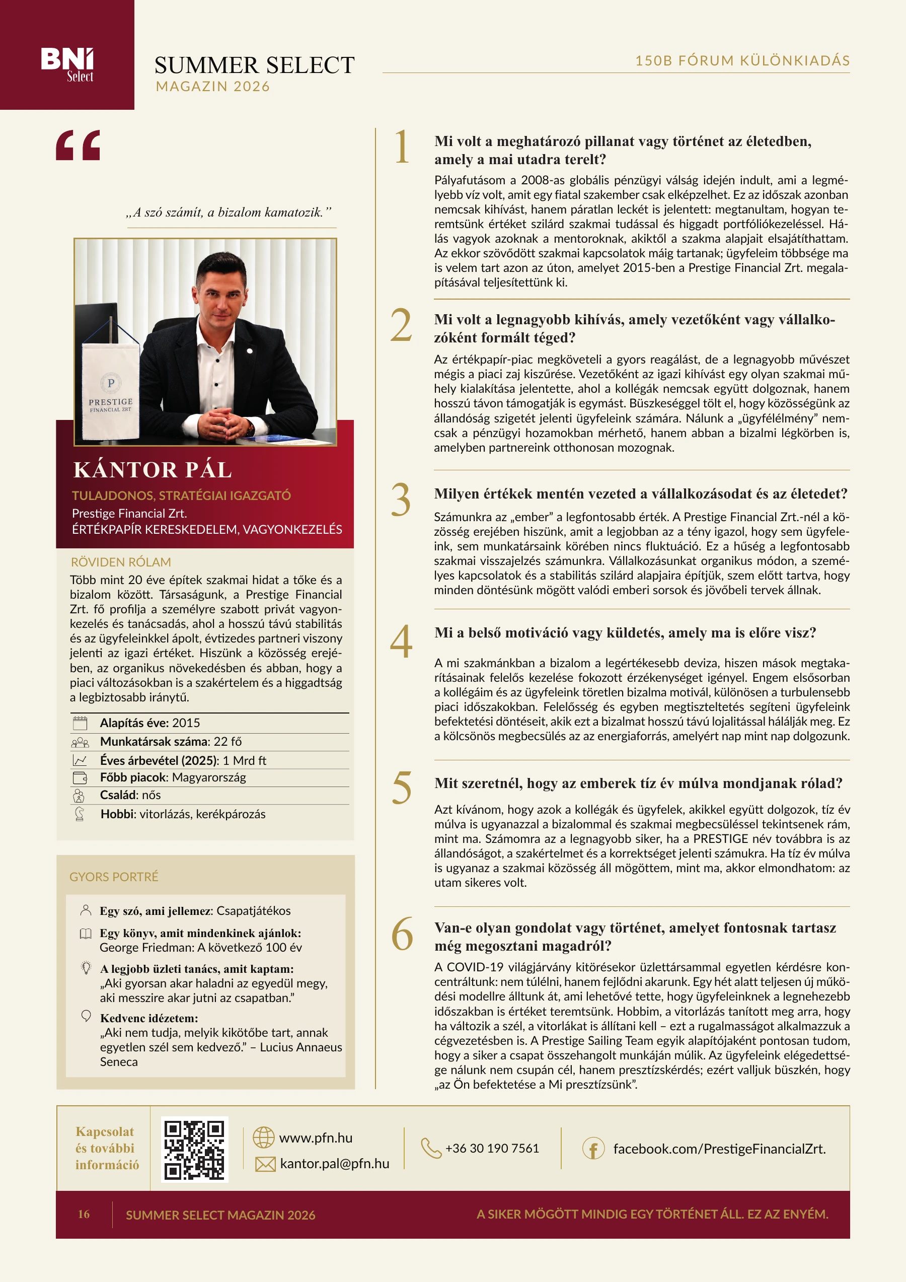 16. magazinoldal — Kántor Pál