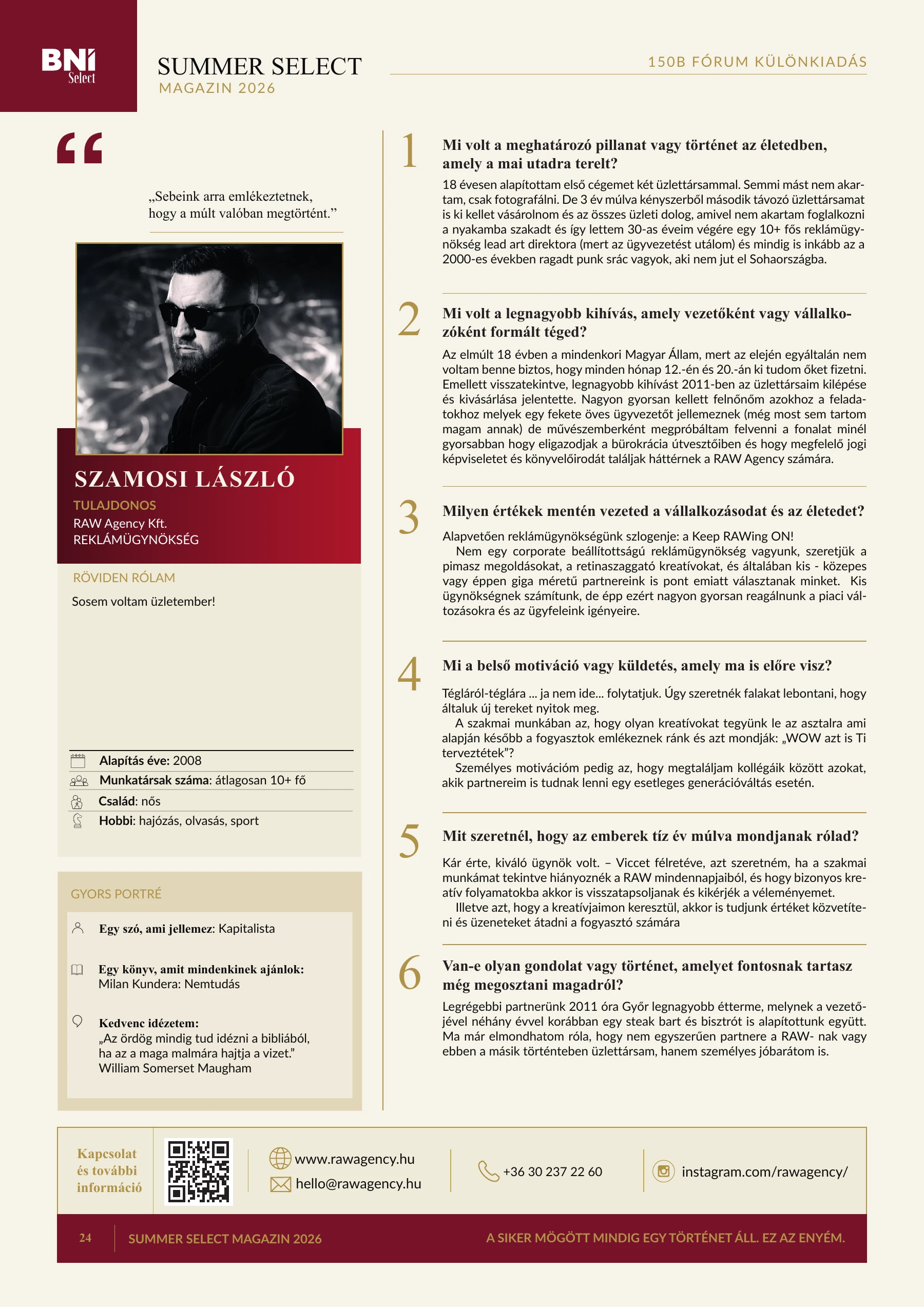 24. magazinoldal — Szamosi László